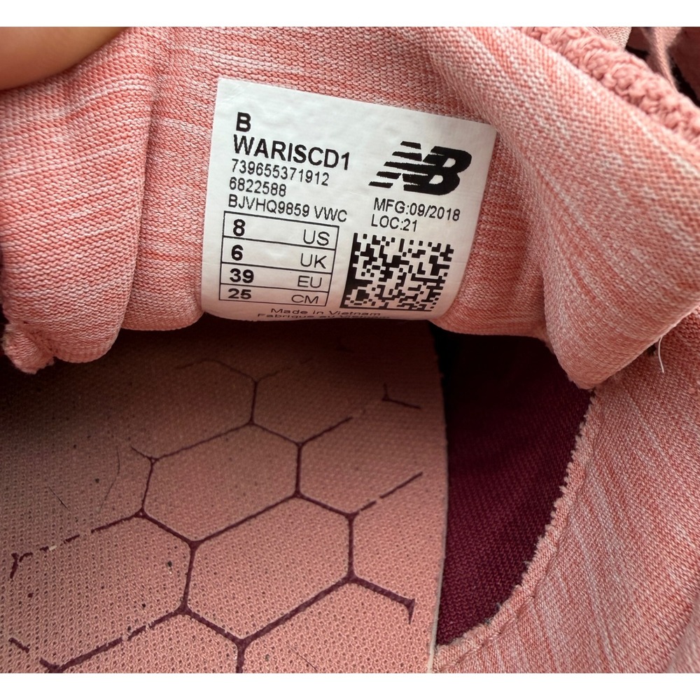 New Balance Arishi Fresh Foam Pink Silver Running Shoes WARISCD1 Womens 8 - Picture 5 of 10